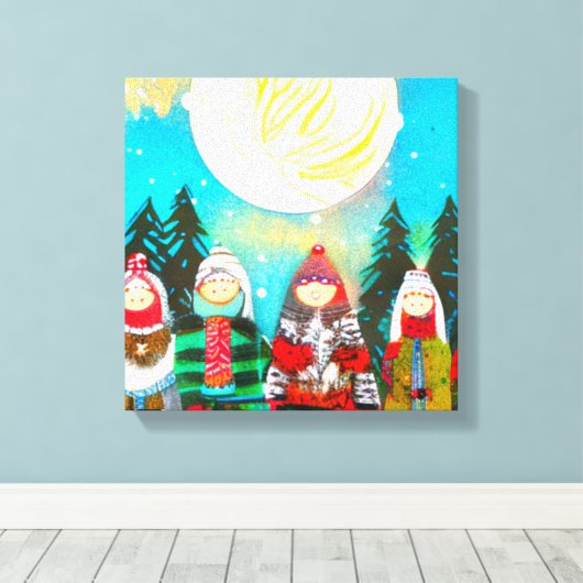 冬の至 キャンバスプリント (インサイチュ (ウッドフロア))