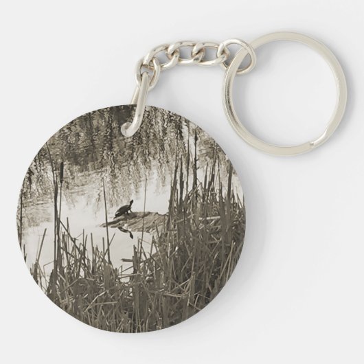 冬の至 キーホルダー (裏面)