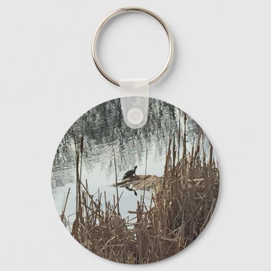 冬の至 キーホルダー (正面)