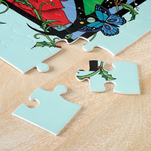 冬の至 ジグソーパズル (側面)