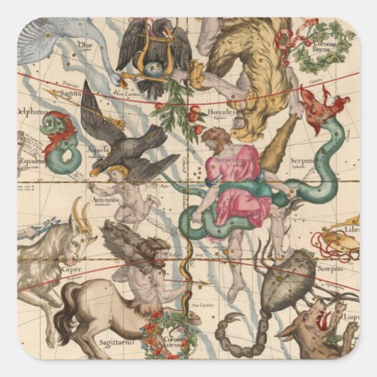 冬の至 スクエアシール (正面)