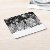 冬の至 スクエアペーパーコースター (アングル)