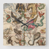 冬の至 スクエア壁時計 (正面)