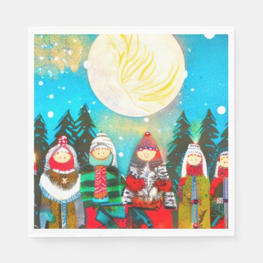 冬の至 スタンダードランチョンナプキン (正面)