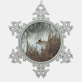 冬の至 スノーフレークピューターオーナメント