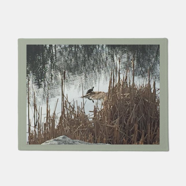 冬の至 ドアマット (正面)