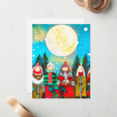 冬の至 ノートカード (正面/裏面インサイチュ)