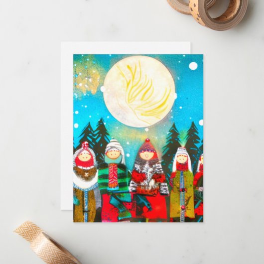 冬の至 ノートカード (正面/裏面インサイチュ)