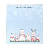 冬の至 ノートパッド (正面)