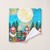 冬の至 バスタオルセット (ウォッシュタオル)