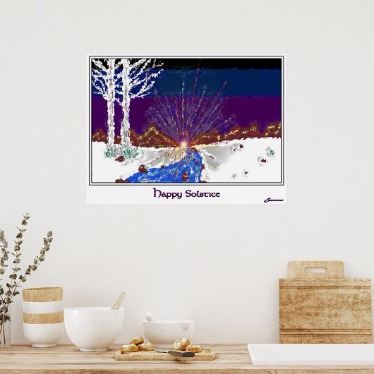 冬の至 ポスター (キッチン)