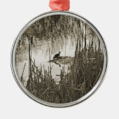 冬の至 メタルオーナメント (正面)