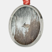 冬の至 メタルオーナメント (左)