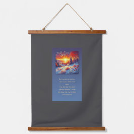 冬の至 吊り下げ型タペストリー