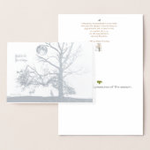 *冬の至: Prospect Park, NY--Holiday foil: 箔カード (ディスプレー)