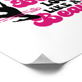 冬の色のガードは、獣のようにスピンのように見える ポスター (角)