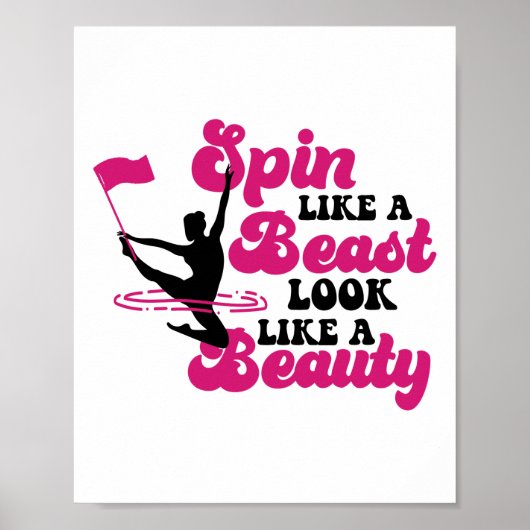 冬の色のガードは、獣のようにスピンのように見える ポスター (正面)