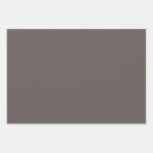 冬の色の折り返し紙フラットシートセット9 ラッピングペーパーシート (正面)