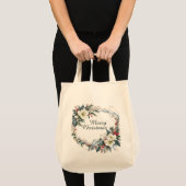 冬の花々 トートバッグ (正面(商品))