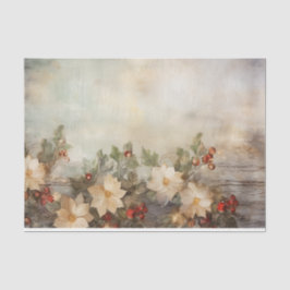 冬の花かわいらしと果実のクリスマス 薄葉紙