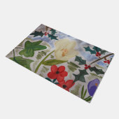 冬の花とホリードアマット ドアマット (アングル)