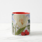 冬の花とホーリー マグカップ (中央)