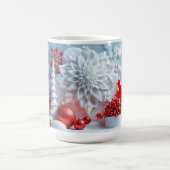 冬の花のコンポジション コーヒーマグカップ (中央)