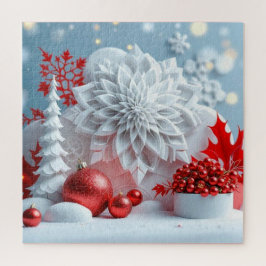 冬の花のコンポジション ジグソーパズル