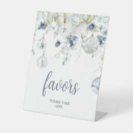 冬の花のシャワーフェイバー 台座サイン