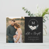 冬の花のモノグラム フープリース フォト (スタンド正面)