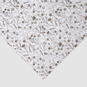 冬の花は茶色(青) 薄葉紙 (詳細)