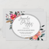 冬の花リースの駆け落ち発表 案内状 (正面/裏面)