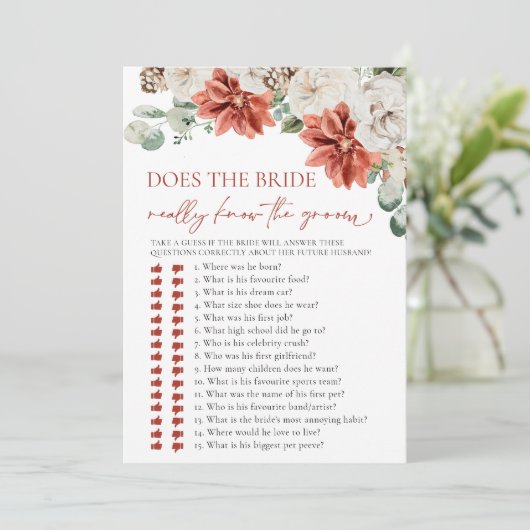 冬の花嫁は本当に新郎のゲームを知っている 招待状 (スタンド正面)