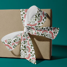 冬の花束パターン グログランリボン