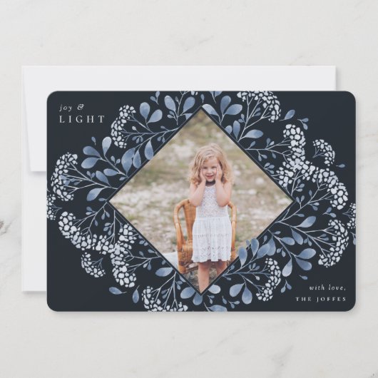 冬の花束 |ハヌカー写真 シーズンカード (正面)