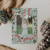 冬の花束 |ホリデーフォトカード シーズンカード