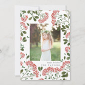 冬の花束 |ホリデーフォトカード シーズンカード (正面)