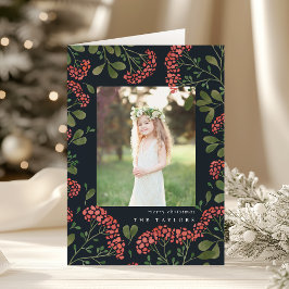 冬の花束 |折り畳みホリデーカード シーズンカード