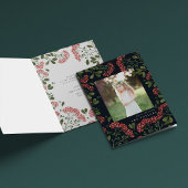 冬の花束 |折り畳みホリデーカード シーズンカード