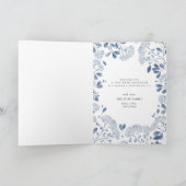 冬の花束 | 折り畳みHanukkahフォトカード シーズンカード (内部)