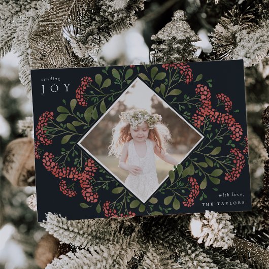 冬の花束 |水彩植物写真 シーズンカード