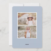 冬の花束 | Hanukkahフォトカード シーズンカード (裏面)