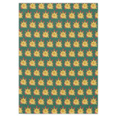 冬の花柄テーブルクロス テーブルクロス (正面)