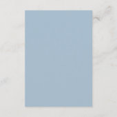 冬の花模様で霜が降りた結婚松 エンクロージャーカード (裏面)