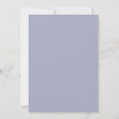冬の花模様で霜が降りた結婚松 セーブザデート (裏面)