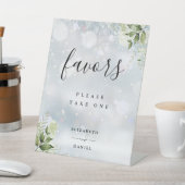 冬の花緑贈り物 テーブル 台座サイン (インサイチュ)