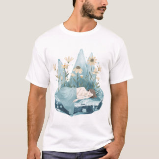 冬の花開く Tシャツ