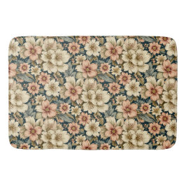 冬の花 アザレアとバラ バスマット