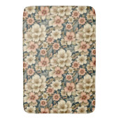 冬の花 アザレアとバラ バスマット (正面縦)