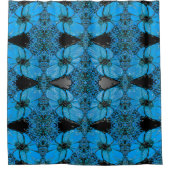 冬の花…... シャワーカーテン (正面)